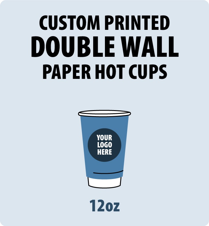 12oz Custom Printed Double Wall Insulated Paper Cup