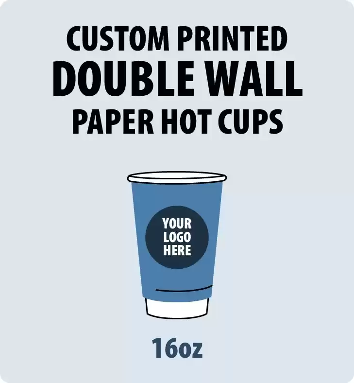 16oz Custom Printed Double Wall Insulated Paper Cup