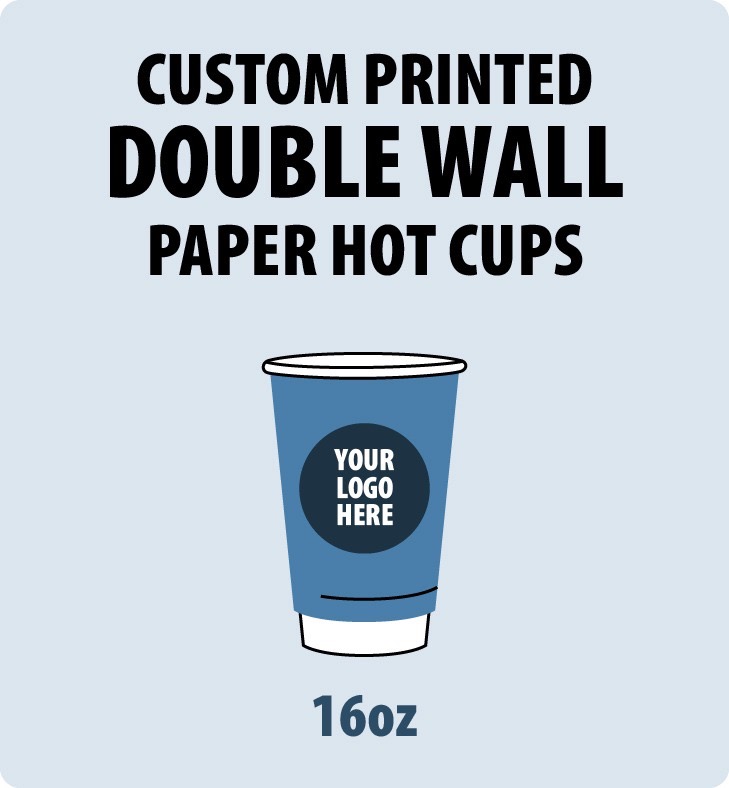 16oz Custom Printed Double Wall Insulated Paper Cup