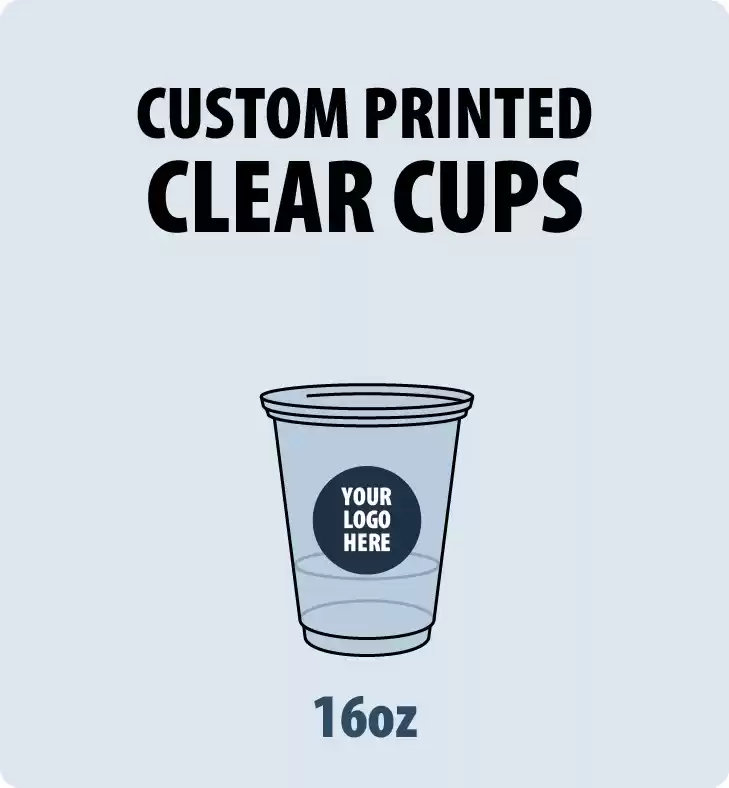 16oz PET Clear Plastic Blank Cup