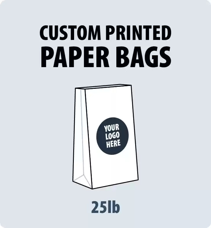 #25 Custom Brown Paper Bag